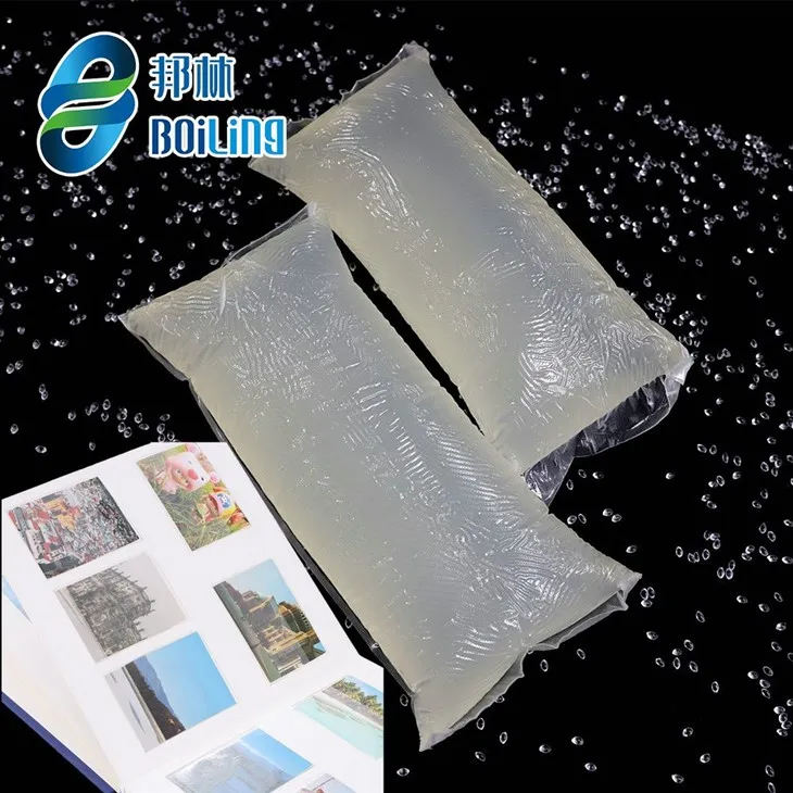 Korkean tarttuvan kuuma sulan liima albumin sivun laminointi